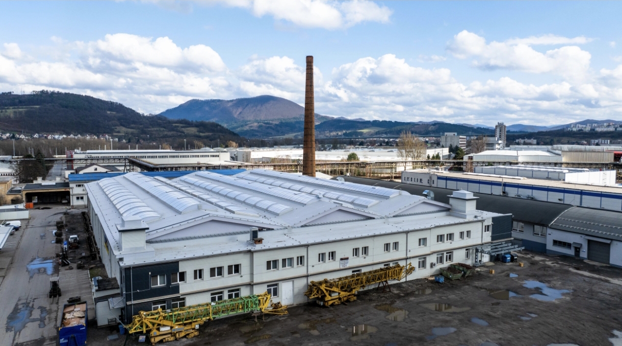 Rekonstrukce střešních světlíků v Považské Bystrici